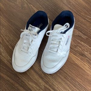 White Reebok sneakers